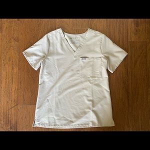 Khaki Figs Scrub Top Size Medium